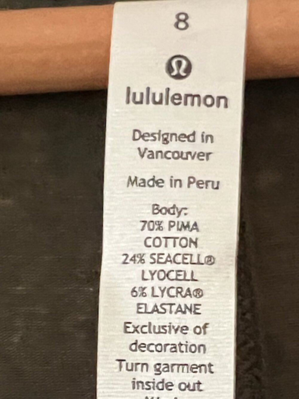 Lululemon All Yours Tank Maxi Dress *Wash | Cloudy Wash Dark Olive | Size 8 - Picture 4 of 7